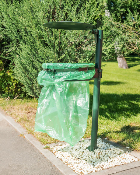 Grüne Recycelte Müllsäcke 120L