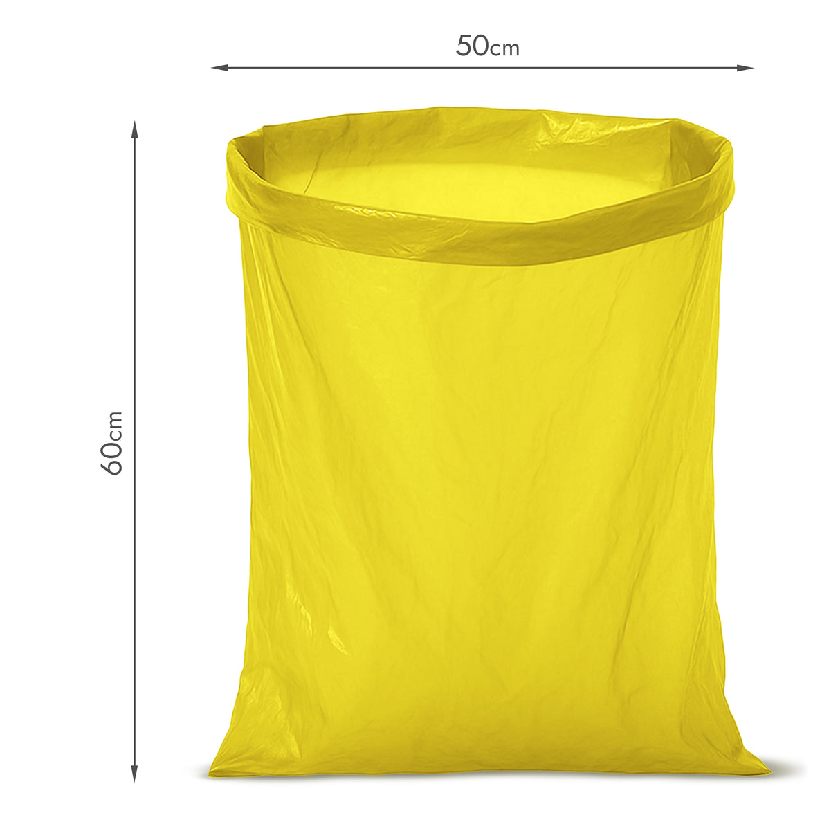 Gelbe Recycelte Müllbeutel 35L