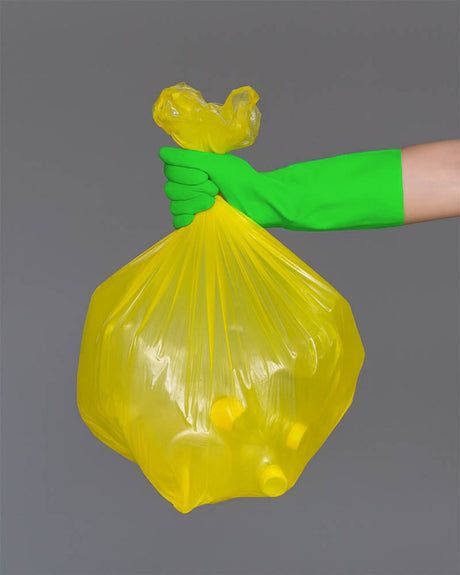 Gelbe Recycling-Müllsäcke