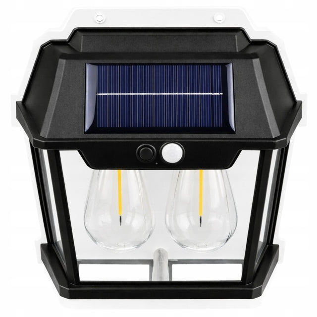 Solar-Gartenleuchte mit Bewegungsmelder 1800 mAh