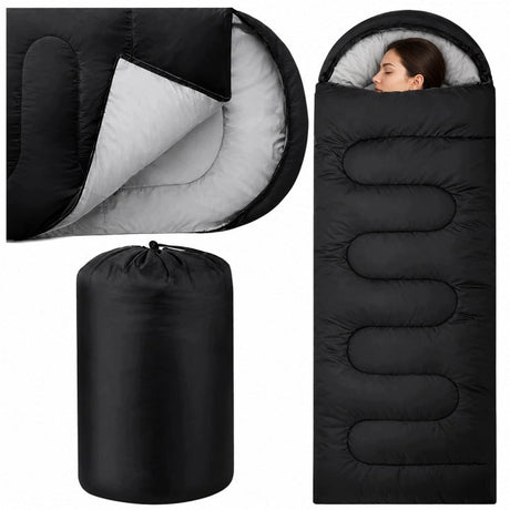 Camping-Schlafsack 2-in-1 mit Transportbeutel
