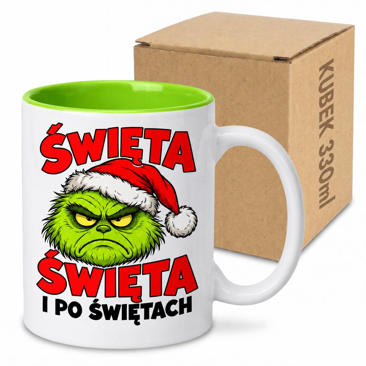 Weihnachtsbecher „Weihnachten, Weihnachten“  Grün