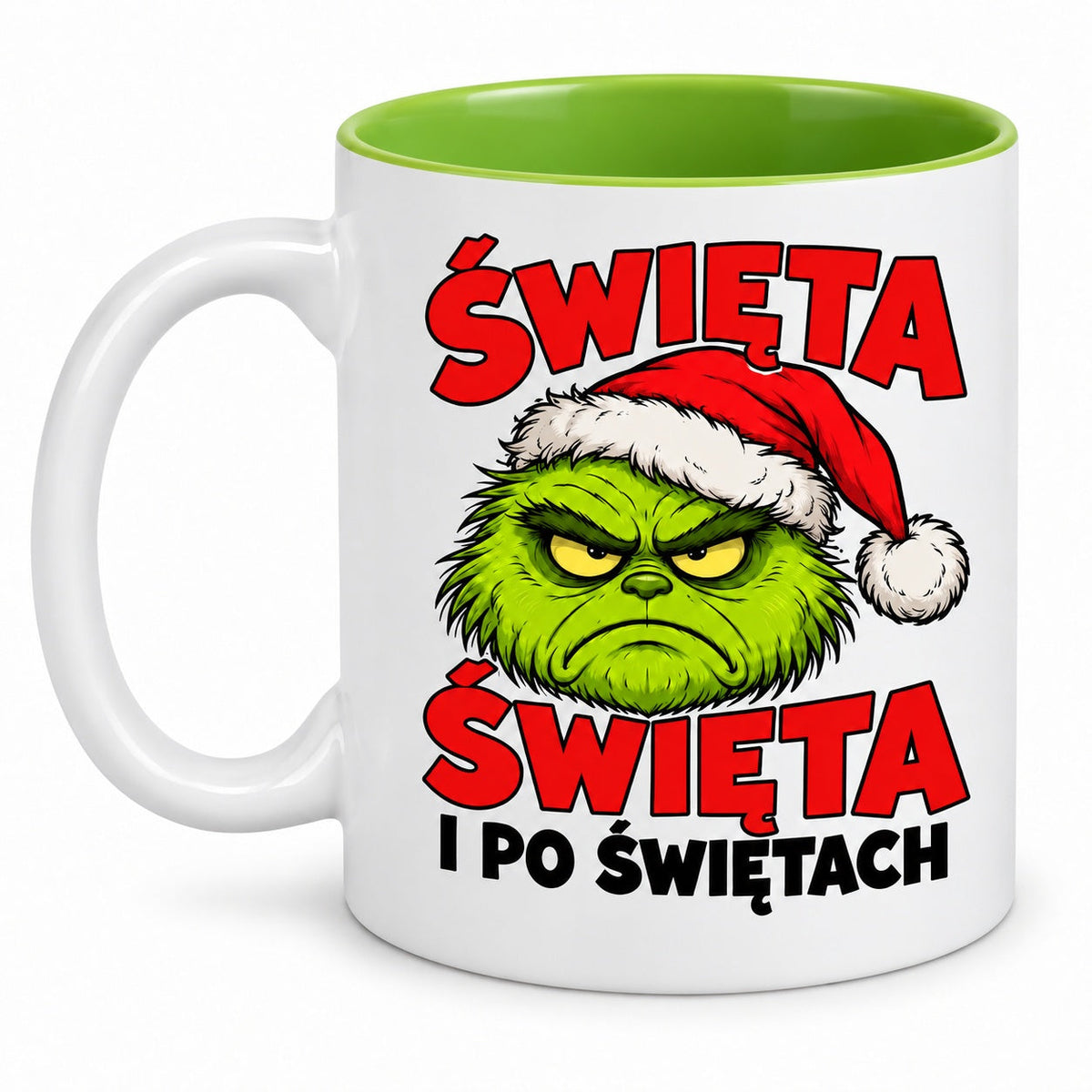 Weihnachtsbecher „Weihnachten, Weihnachten“  Grün