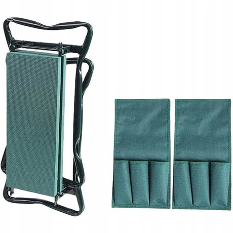 Klappbarer 2-in-1-Gartenhocker mit Kniebankfunktion