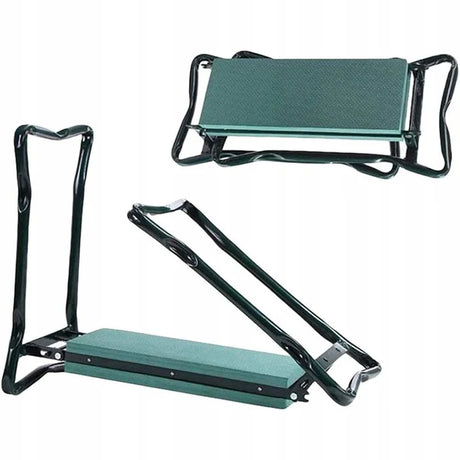 Klappbarer 2-in-1-Gartenhocker mit Kniebankfunktion