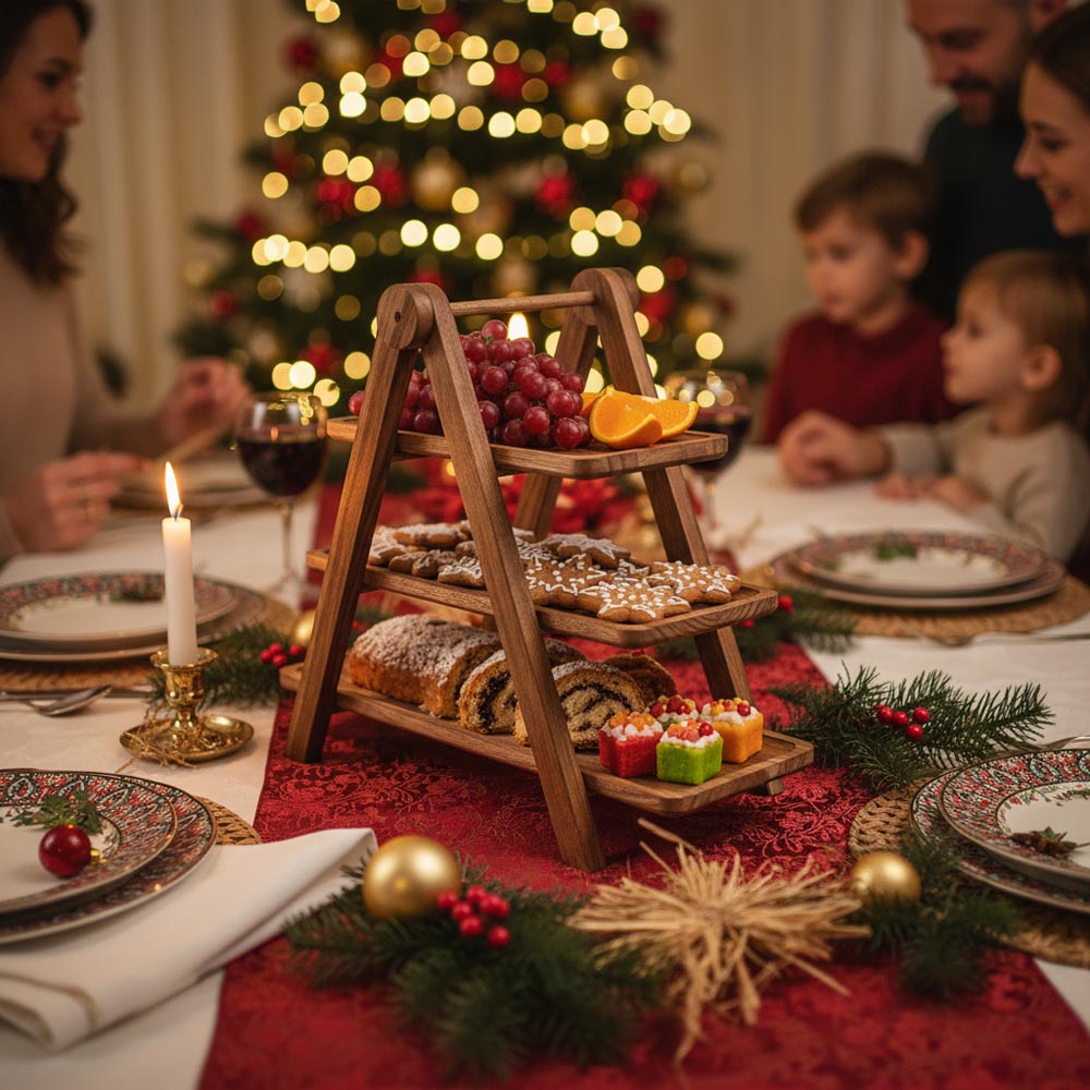 3-stöckiges Serviertablett