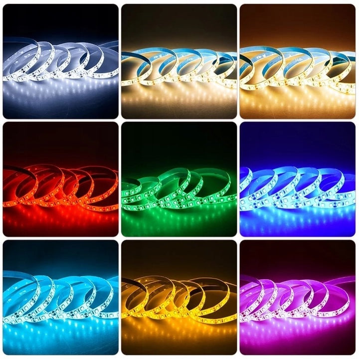 RGB LED Farbstreifen 5m + FERNBEDIENUNG