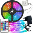 Bunter RGB-LED-Streifen 5 m + FERNBEDIENUNG