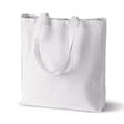 Baumwolltasche Weiß 380x80x80x420 mm 220 g mit 70 cm Griff