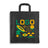 Bedruckte Baumwolltasche mit kurzen Henkeln 380 × 420 mm, Schwarz [mat:mat-tasche-35:380x420:CZ]