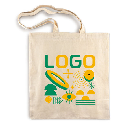 Bedruckte Baumwolltasche 380 × 420 mm, Natur [mat:mat-tasche-70:380x420:EC]