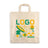Bedruckte Baumwolltasche mit kurzen Henkeln 380 × 420 mm, Natur [mat:mat-tasche-35:380x420:EC]