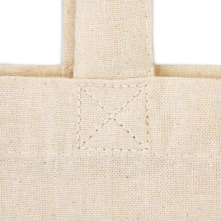 Baumwolltasche 38x8x8x42 cm Ecru SANDIEGO mit langem Henkel