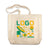 Bedruckte Baumwolltasche mit Boden und Seitenfalten 380 × 80 × 80 × 420 mm, Natur [mat:mat-tasche-falten:380x80x80x420:EC]