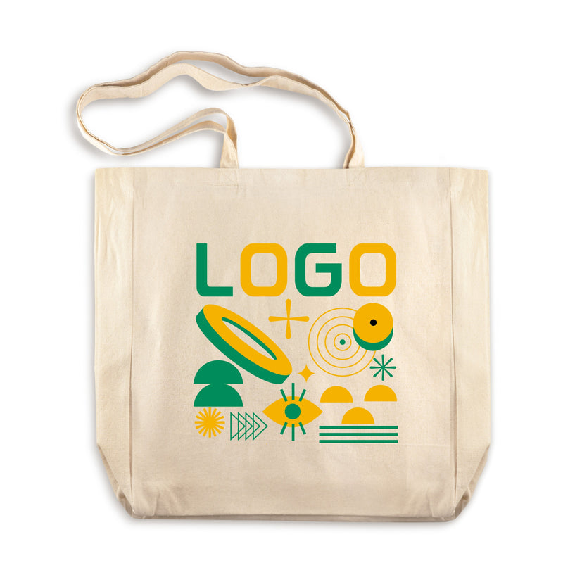 Tasche mit Boden und Seitenfalten