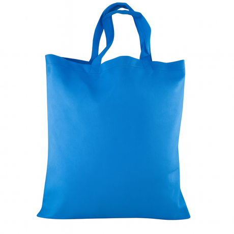 Baumwolltasche HELLBLAU 38x42 cm Griff: 35 cm