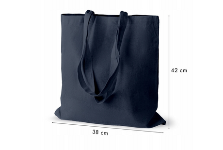 Baumwolltasche Navy Blau 380x420 mm 140 g