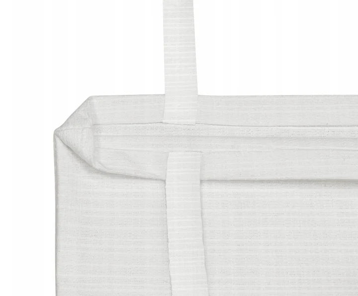 Baumwolltasche Weiß 380x420 mm Anzug 380 g Griff: 70 cm