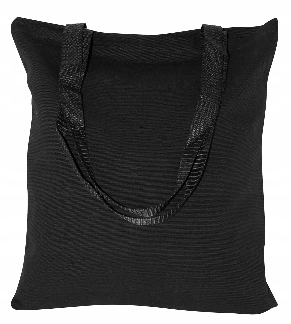 Baumwolltasche Schwarz 380x420 mm 145 g Lederhandwerksgriff: 70 cm