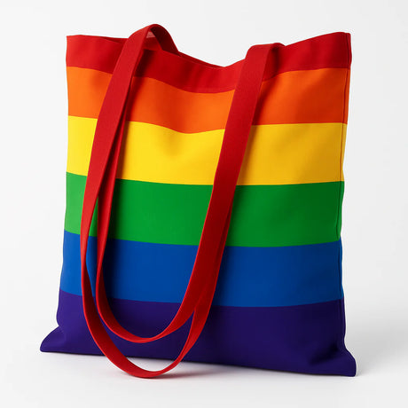 Baumwolltasche LGBT 380x420 mm 145 g Griff: 70 cm