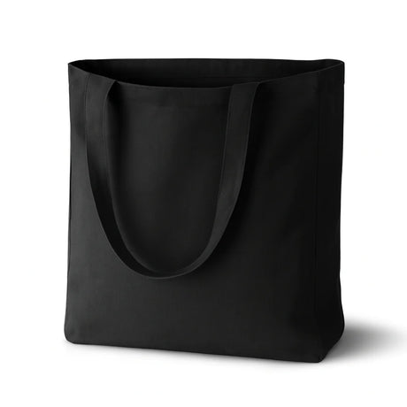 Baumwolltasche Schwarz 400x80x80x400 mm 220 g Griff: 70 cm