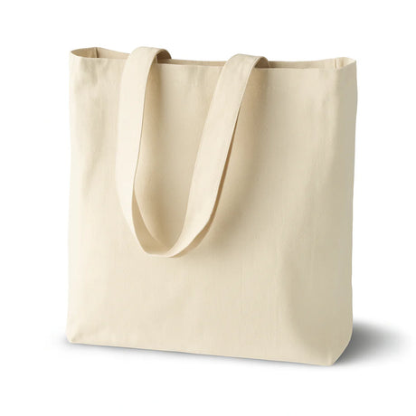 Baumwolltasche 500x160x400mm Ecru 220g Griff: 70 cm