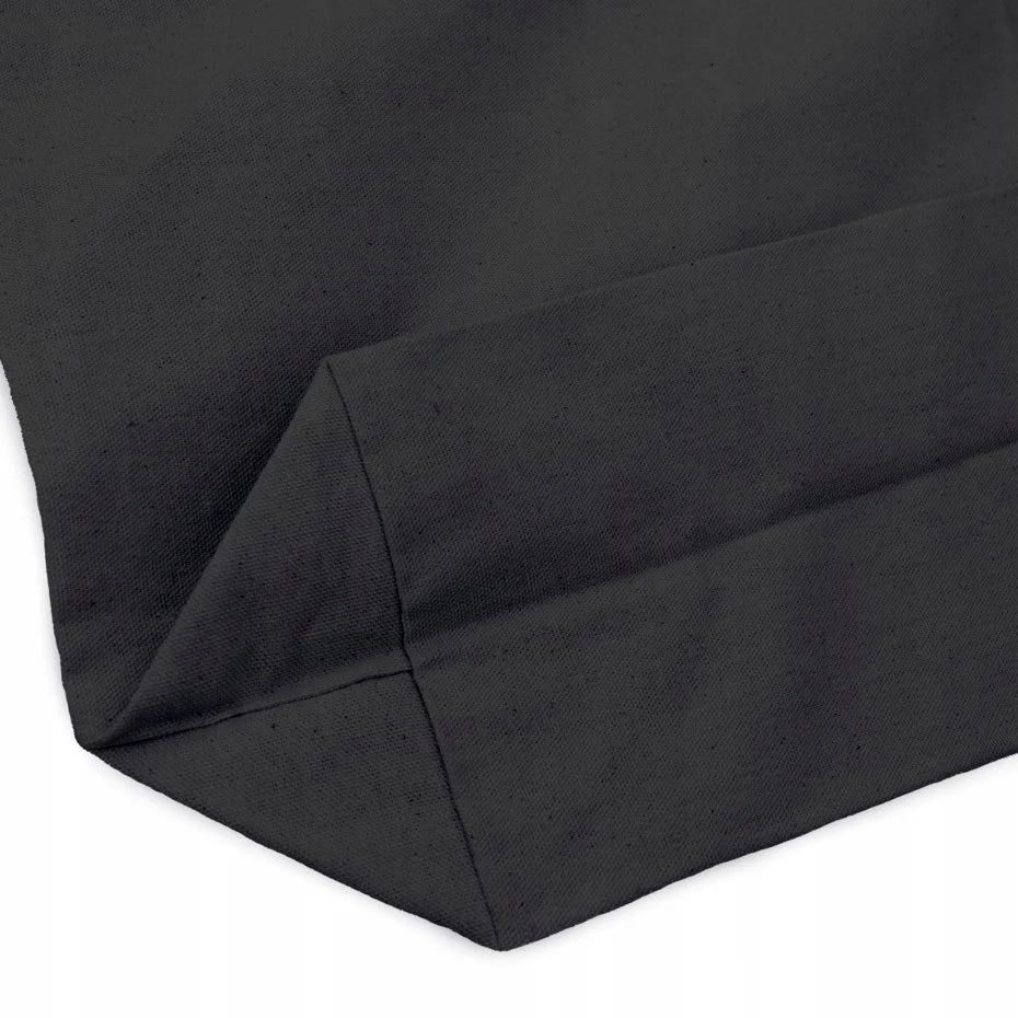 Baumwolltasche Schwarz mit langem Griff, 50x15x38 cm, 280 g