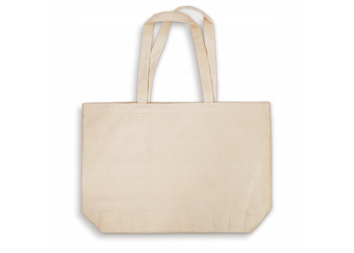 Baumwoll-Strandtasche Ecru 600×400 mm 320g