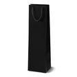 Laminierte Tasche mit Kordelgriff, 110 × 90 × 400 mm – Schwarz
