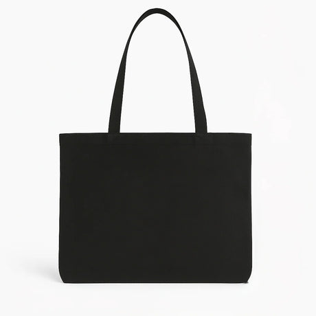 Baumwolltasche Schwarz 380x300 mm 145 g Griff: 100 cm