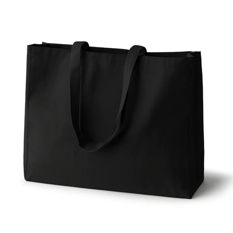 Baumwolltasche Schwarz 450x80x350 mm 220g Griff: 70 cm