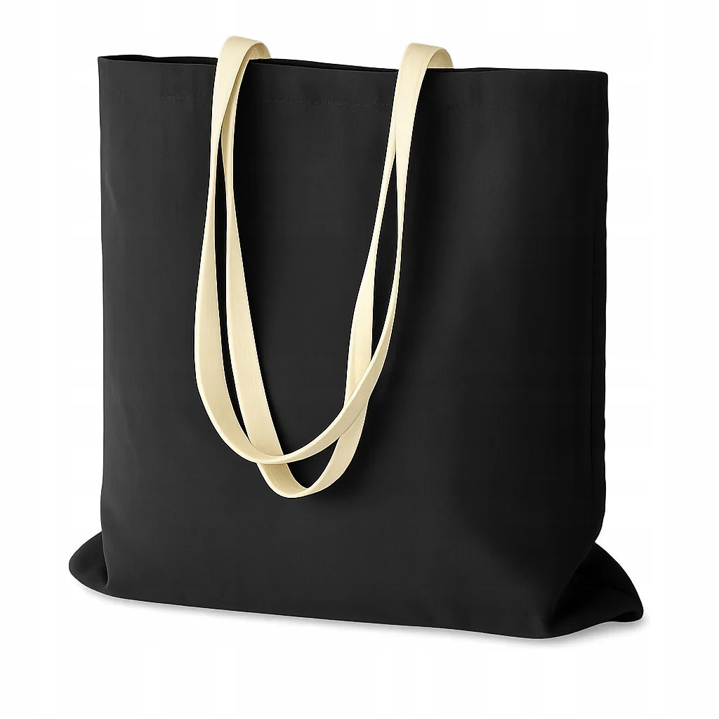 Baumwolltasche Schwarz 380×420 mm 220 g