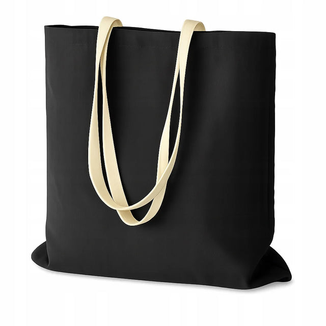 Baumwolltasche Schwarz 380×420 mm 220 g