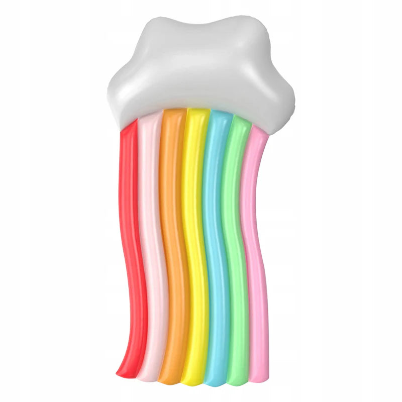 Bunter Luftmatratze „Regenbogen“ zum Schwimmen