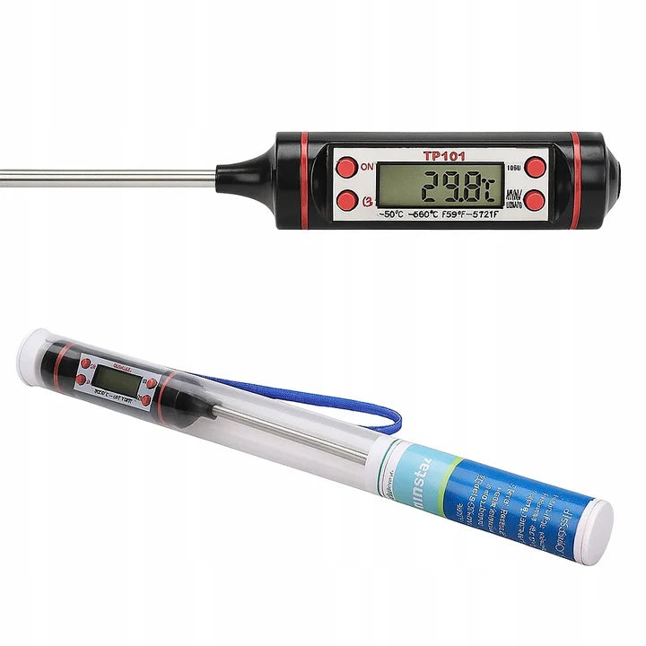 Digital Fleischthermometer mit LCD Sonde