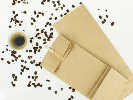 Papiertüte ohne Griff Braun 100x70x260 mm