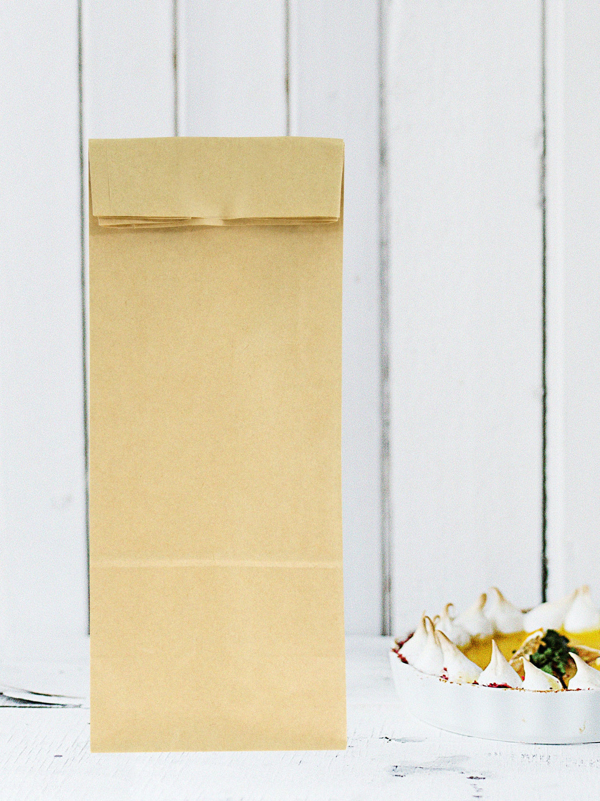 Papiertüte ohne Griff Braun 100x70x260 mm