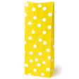 Blockbodenbeutel 11+7x28 cm, 70 g/m², gelb, mit Punkten, 10 Stück