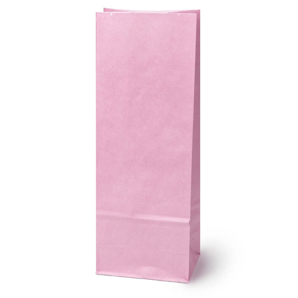 Blockbodenbeutel 11+7x28 cm, 70 g/m², puderrosa