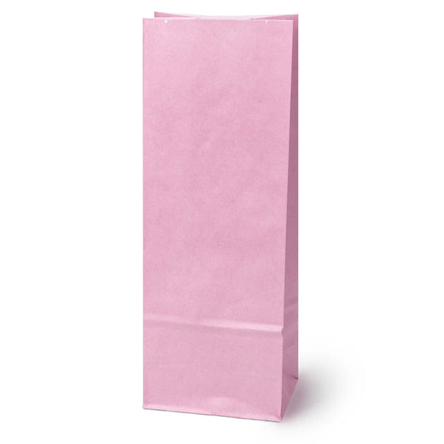 Blockbodenbeutel 11+7x28 cm, 70 g/m², puderrosa