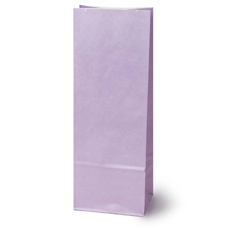Papiertüten ohne Griff Violett 10+7x28cm 1 Stück