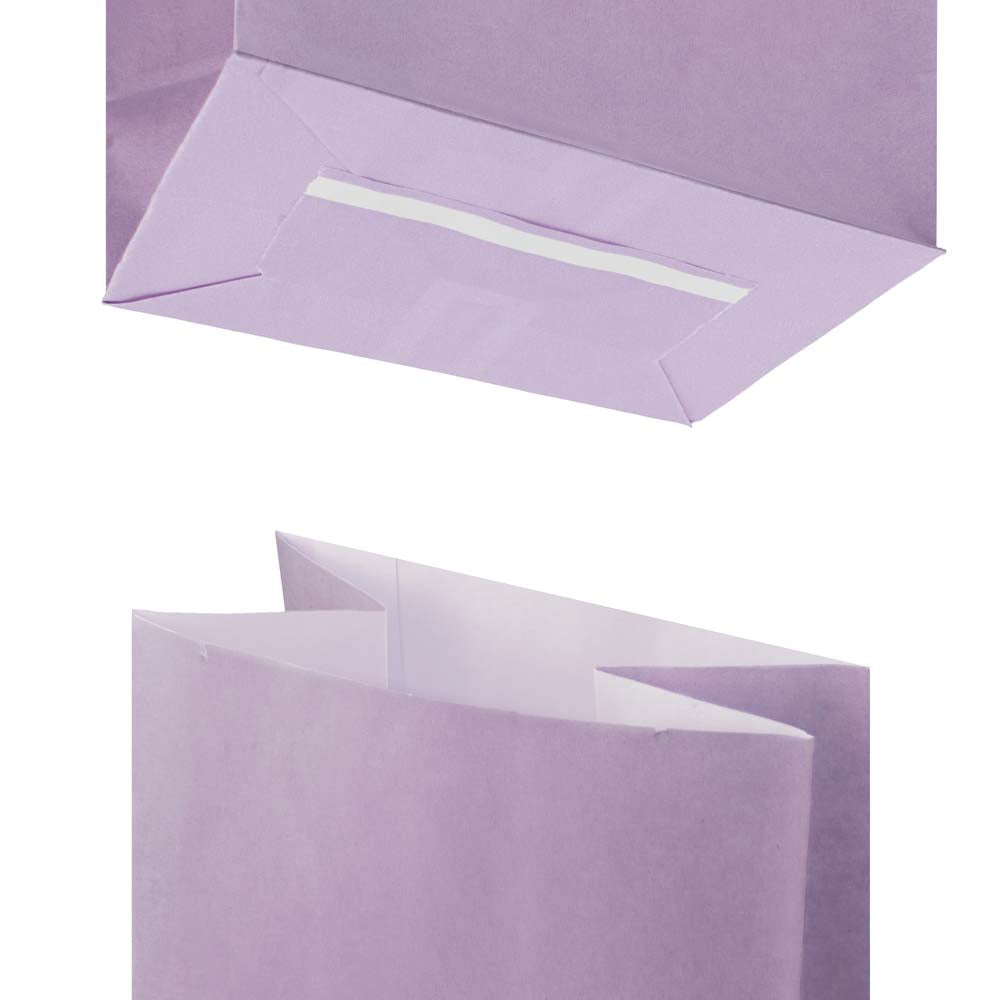 Papiertüten ohne Griff Violett 10+7x28cm 1 Stück