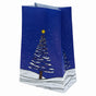 Weihnachtspapiertüte 160x80x270mm Weihnachtsbaum