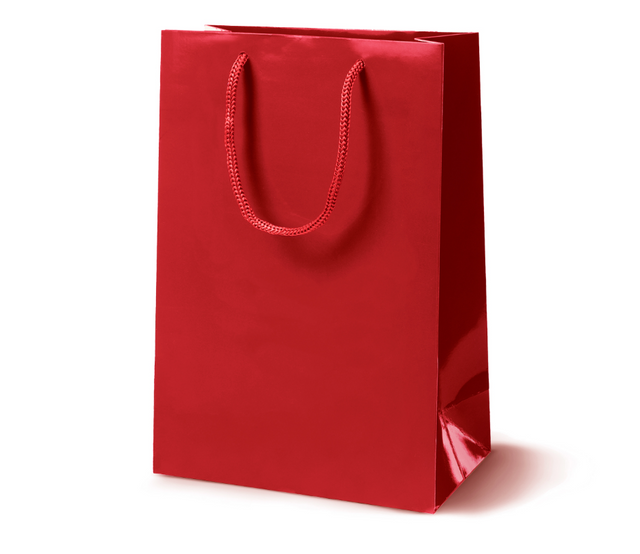 Laminierte Papiertüten Weihnachten 240x90x320 mm 190 g/m² Premium