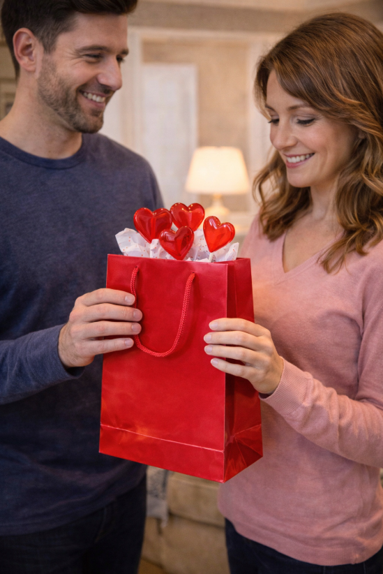 Laminierte Papiertüten Weihnachten 240x90x320 mm 190 g/m² Premium