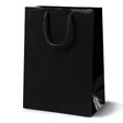 Laminierte Tasche mit Kordelgriff 300 x 100 x 400 mm schwarz