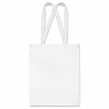 Baumwolltasche 38x42 cm weiß mit Gurtband-Henkeln