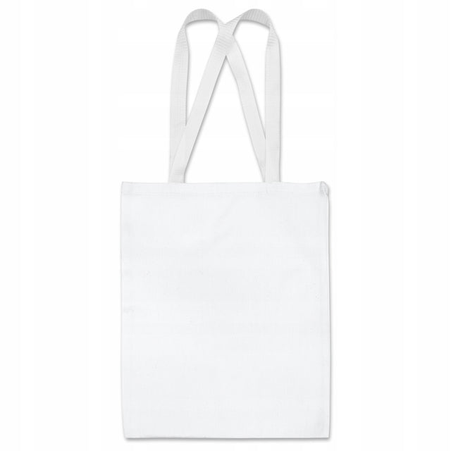 Baumwolltasche 38x42 cm weiß mit Gurtband-Henkeln