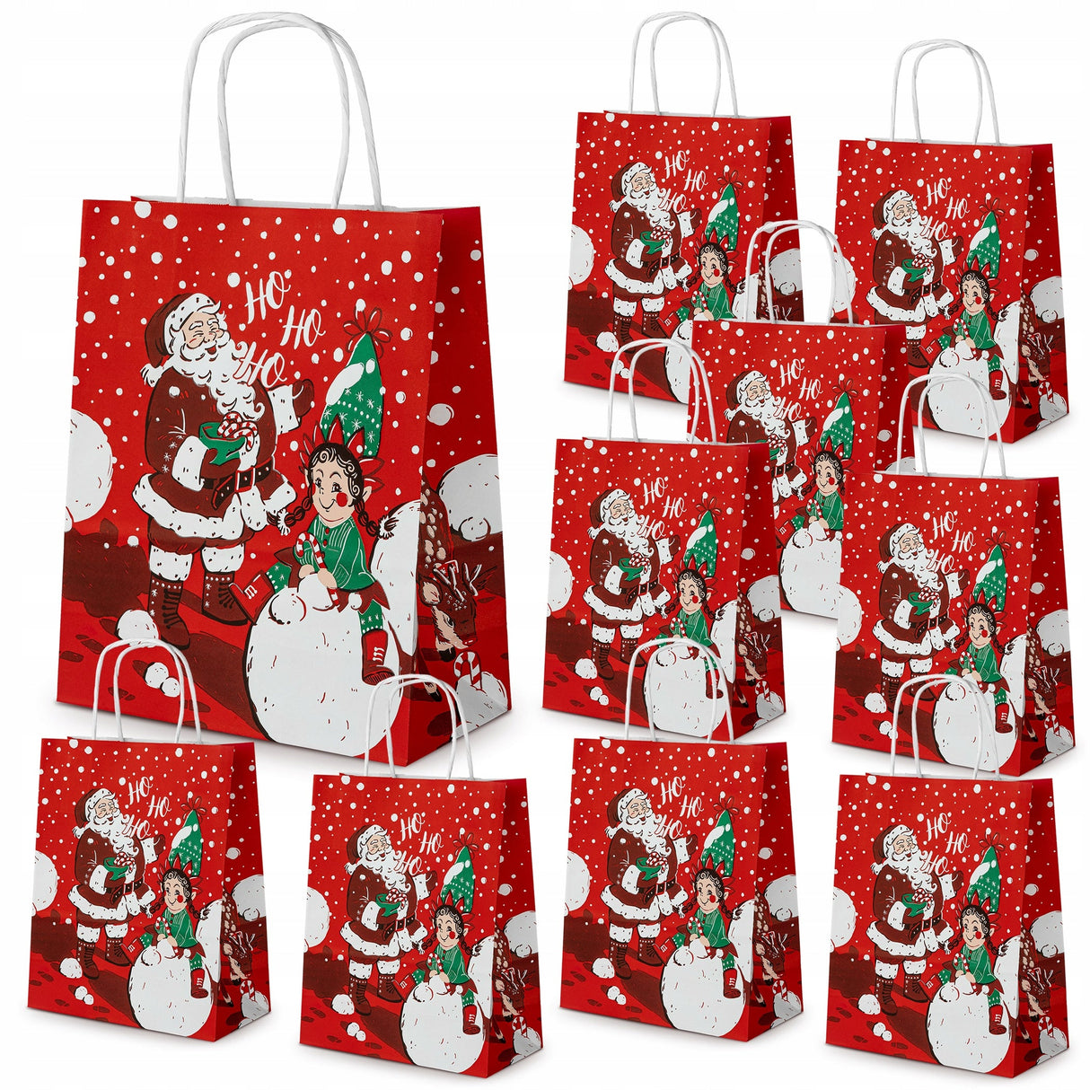 Weihnachtstüten 180x80x225mm