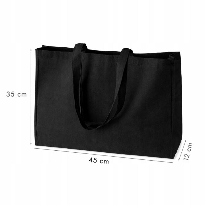 Baumwolltasche 450x120x120x350mm Schwarz
